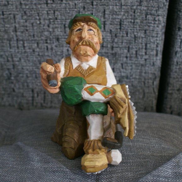 Vintage 1998 David Frykman Portfolio The Golfer Figurine - Picture 1 of 7